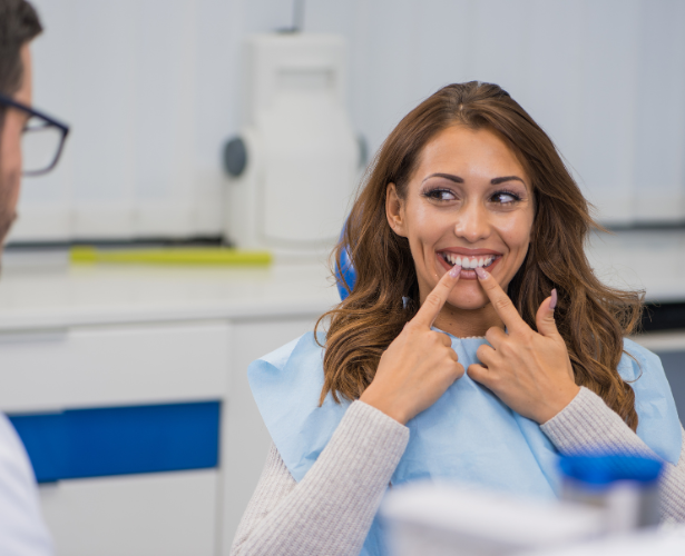Young girl smiling after CDCP dental visit